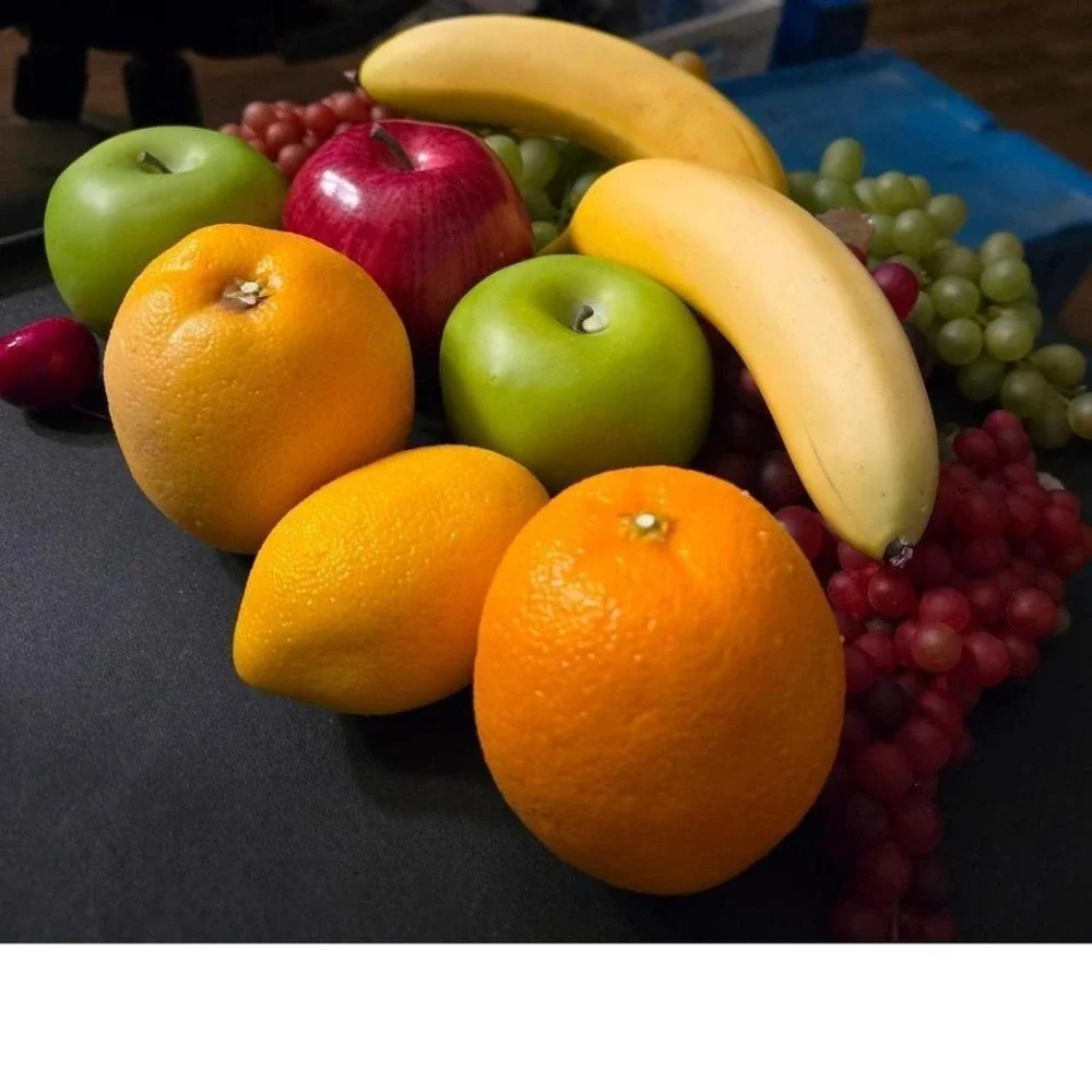15 pcs Fake Fruit Display Bananas Apples‎ Oranges Grapes Lemon